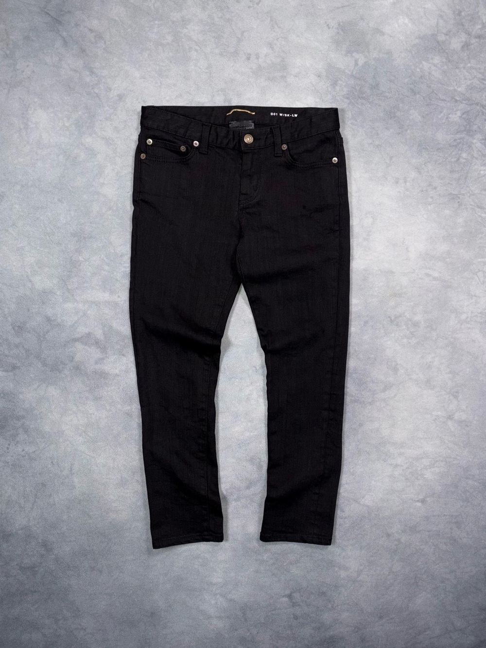 SAINT LAURENT BY HEDI SLIMANE D02 LUXURY LOW WAIST SKINNY CROPPED JEANS RRP900$+